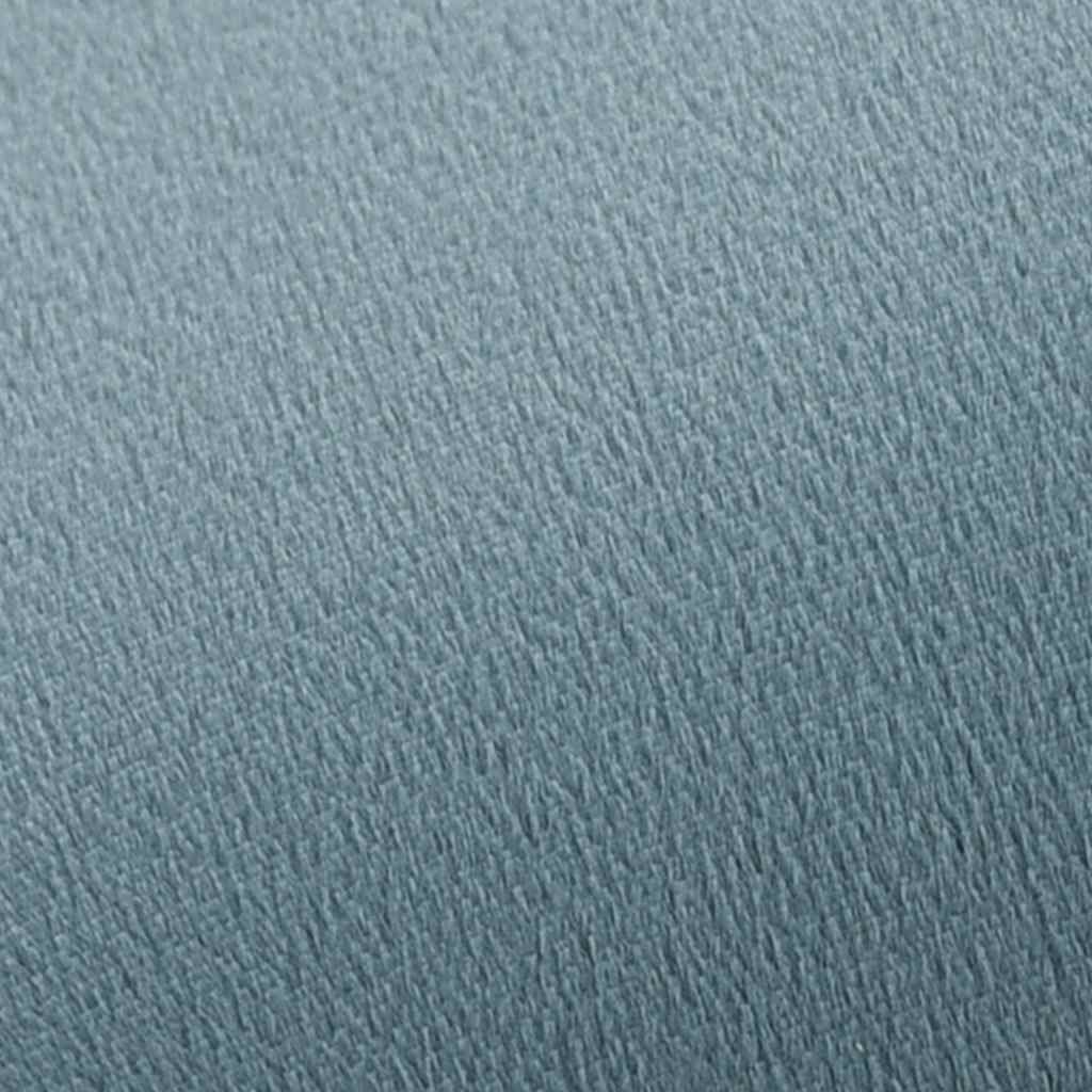 Tabouret Bleu clair et doré Velours 28 x 36 cm