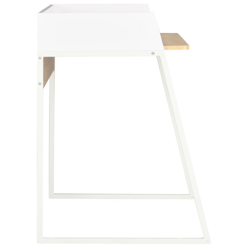 Bureau Blanc et chêne 90x60x88 cm - XIOS