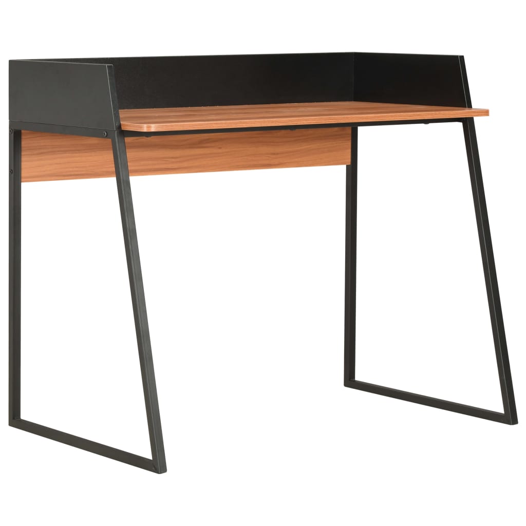 Bureau Noir et marron 90x60x88 cm - XIOS