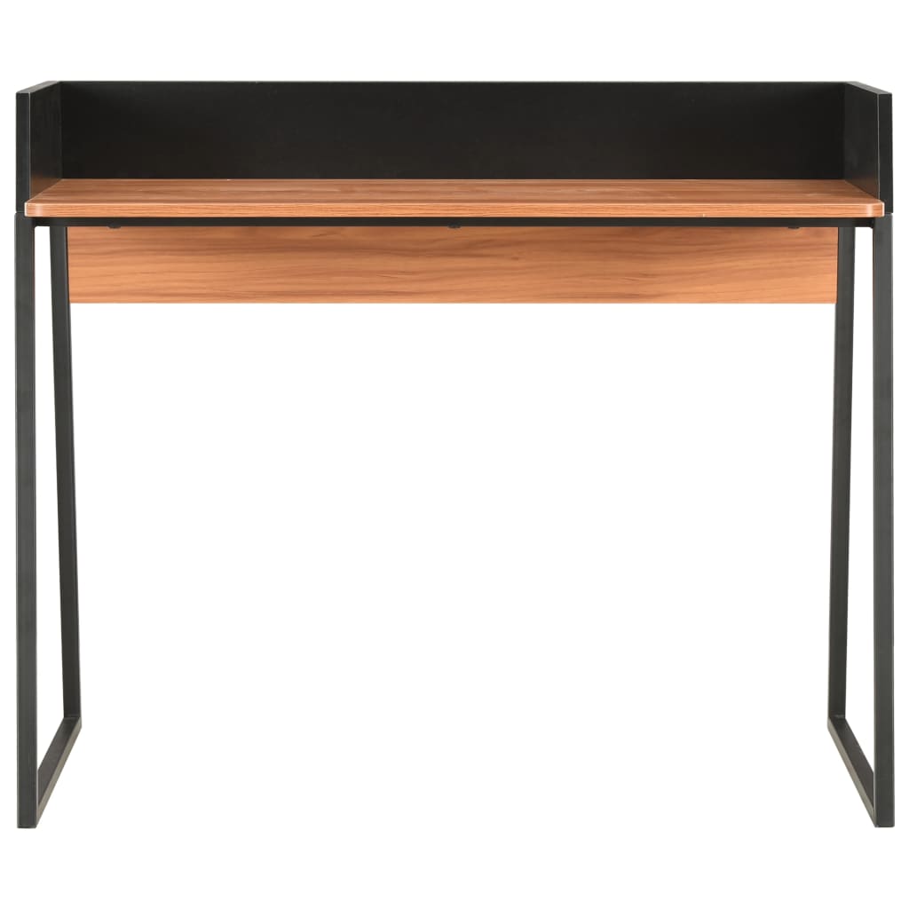 Bureau Noir et marron 90x60x88 cm - XIOS