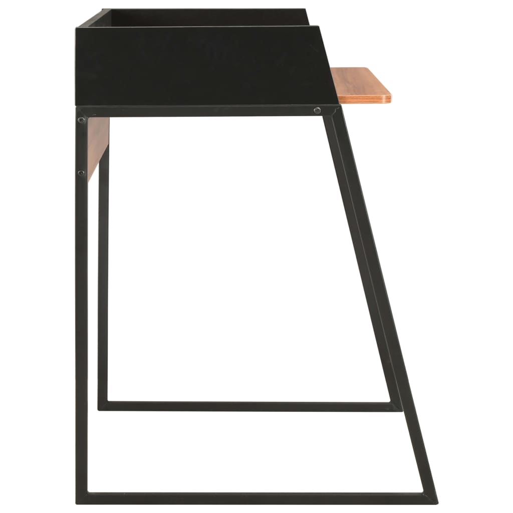 Bureau Noir et marron 90x60x88 cm - XIOS