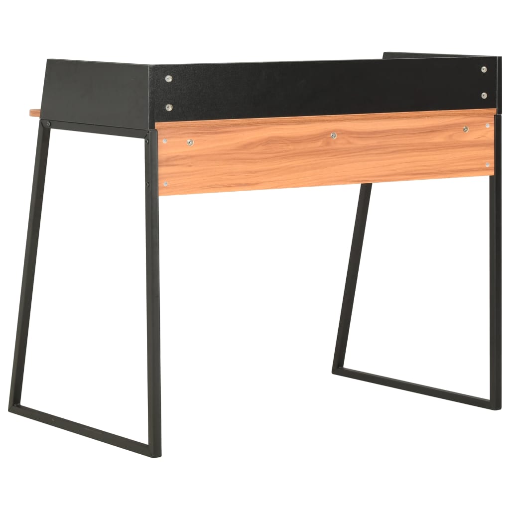 Bureau Noir et marron 90x60x88 cm - XIOS