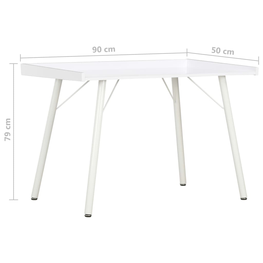 Bureau Blanc 90x50x79 cm - XIOS