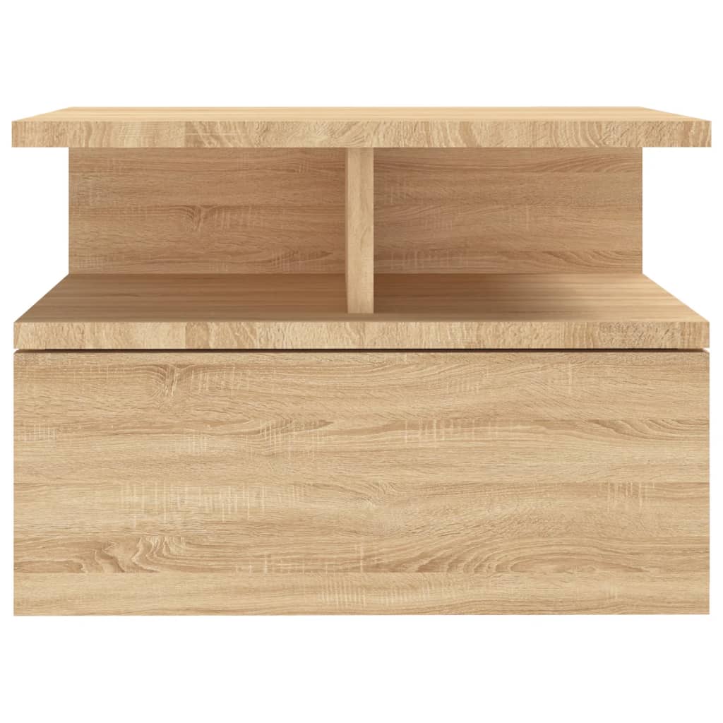 Tables de chevet flottantes 2 pcs Chêne sonoma Bois ingénierie - XIOS