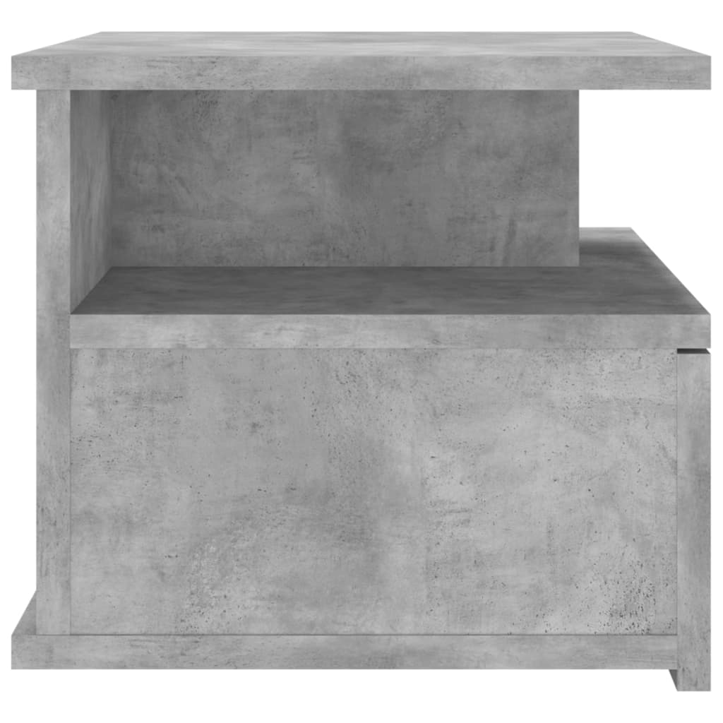 Tables de chevet flottantes 2 pcs Gris béton Bois d'ingénierie - XIOS