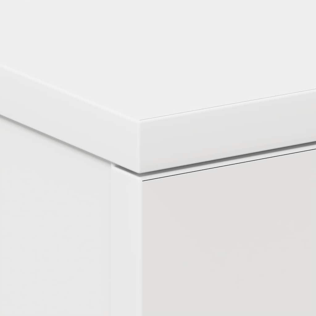 Table de chevet Blanc 38 x 35 x 56 cm Bois d'ingénierie - XIOS