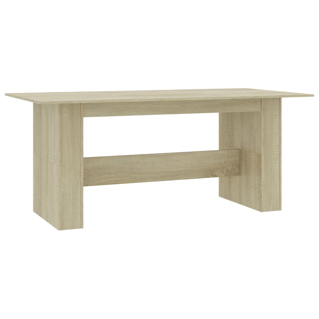 Table à manger Chêne sonoma 180x90x76 cm Bois d’ingénierie - XIOS