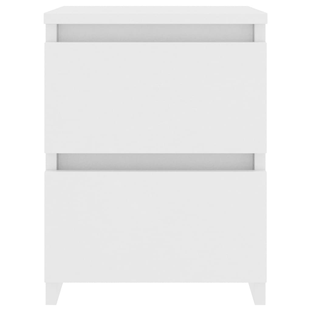 Table de chevet Blanc 30 x 30 x 40 cm Bois d'ingénierie - XIOS