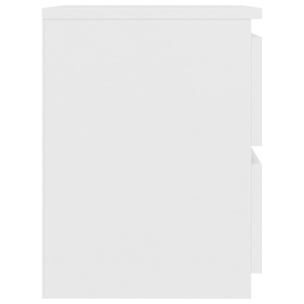 Table de chevet Blanc 30 x 30 x 40 cm Bois d'ingénierie - XIOS