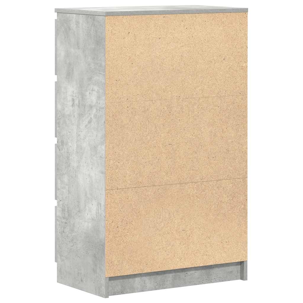 Buffet Gris béton 60x35x98,5 cm Bois d'ingénierie - XIOS