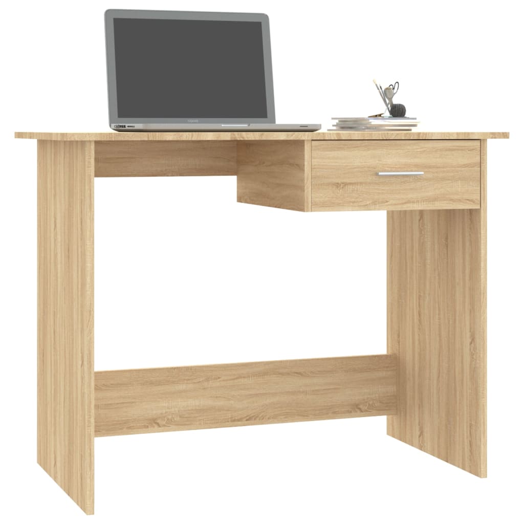 Bureau Chêne sonoma 100x50x76 cm Bois d’ingénierie - XIOS