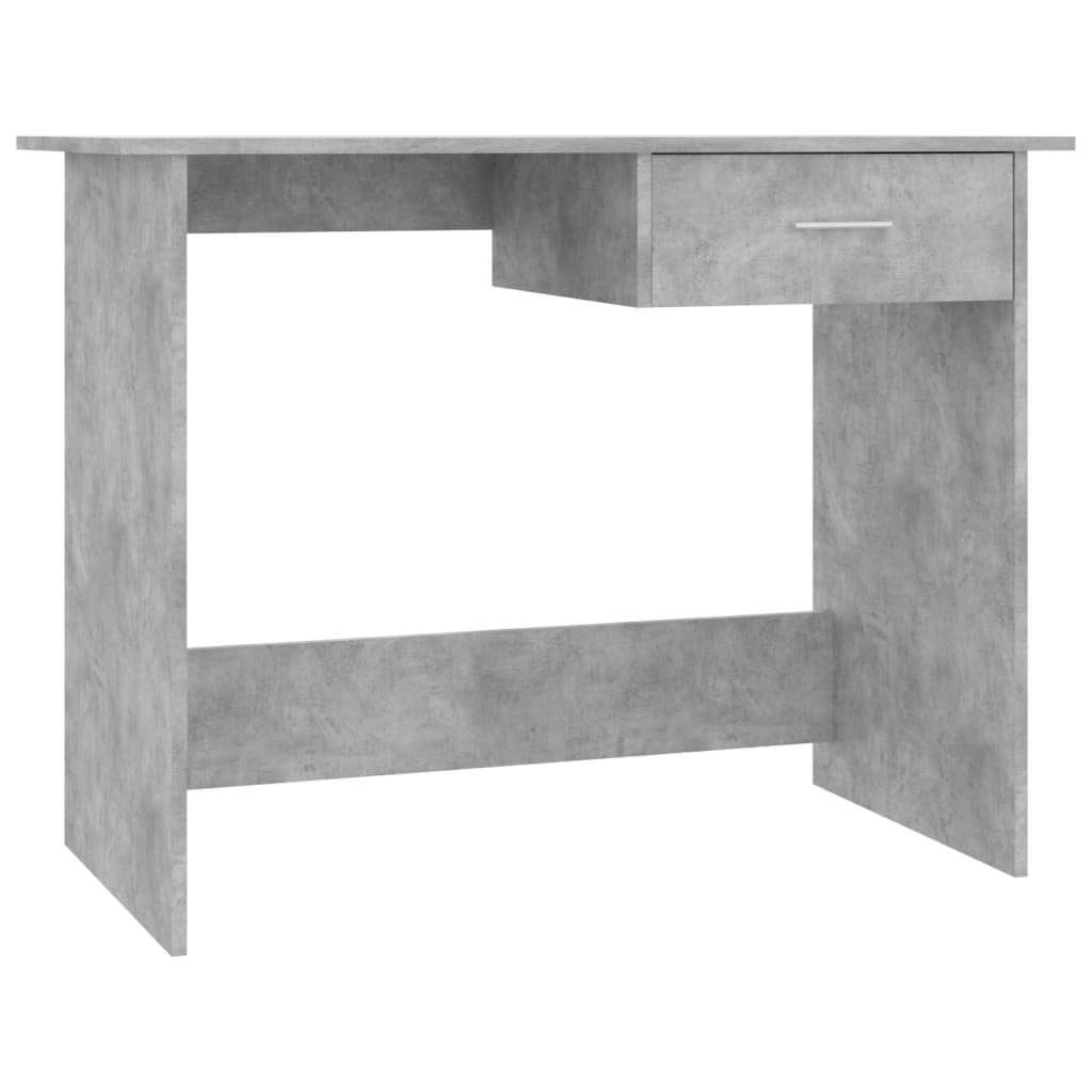 Bureau Gris béton 100x50x76 cm Bois d’ingénierie - XIOS