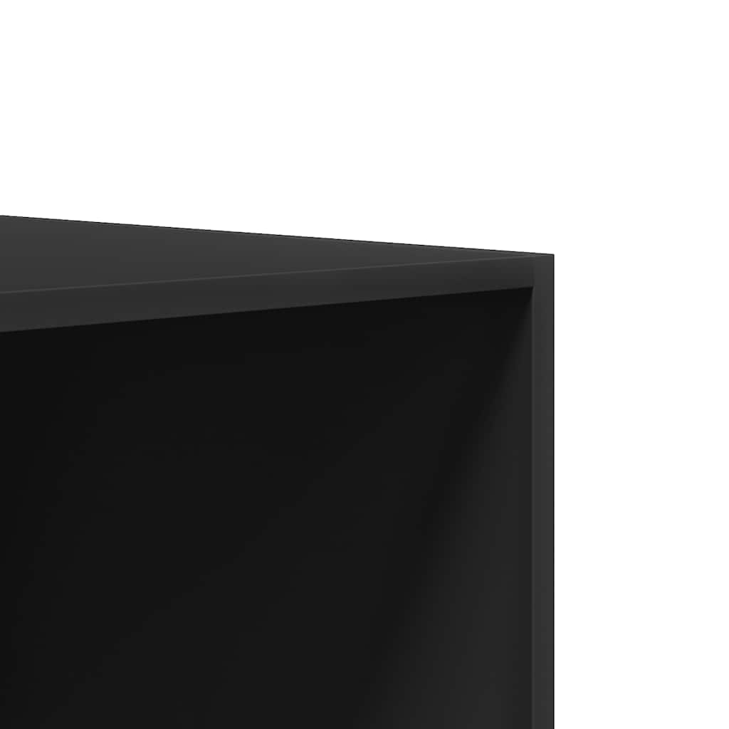 Garde-robe Noir 100x50x200 cm Bois d'ingénierie