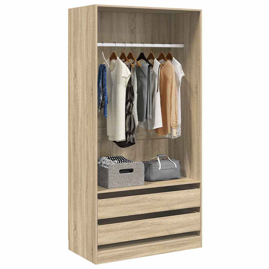 Garde-robe Chêne sonoma 100x50x200 cm Bois d'ingénierie