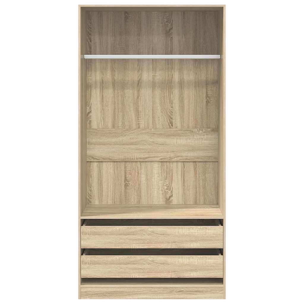 Garde-robe Chêne sonoma 100x50x200 cm Bois d'ingénierie - XIOS