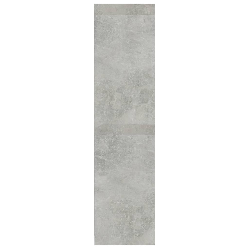 Garde-robe avec tiroirs Gris béton 50x50x200 cm Bois ingénierie - XIOS