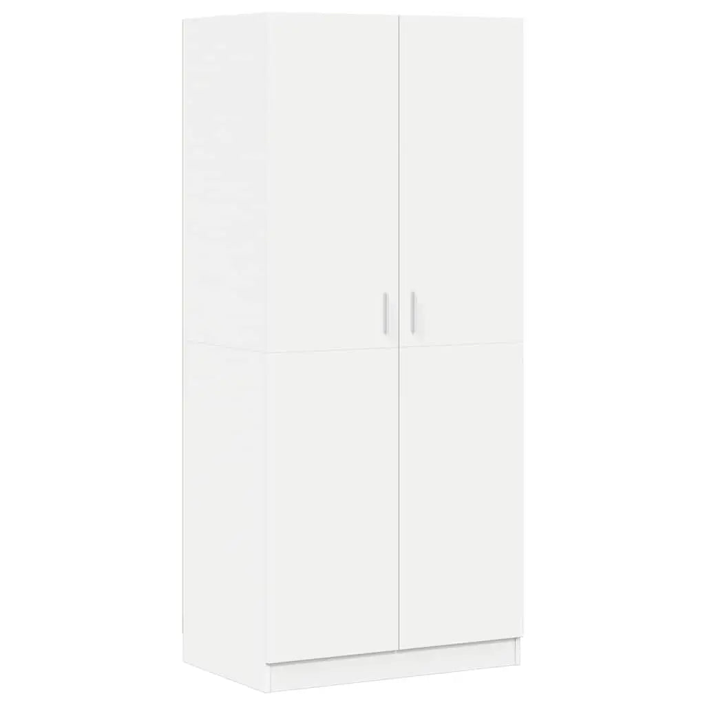 Garde-robe Blanc 80x52x180 cm Bois d’ingénierie - XIOS
