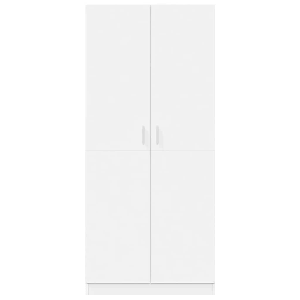 Garde-robe Blanc 80x52x180 cm Bois d’ingénierie - XIOS