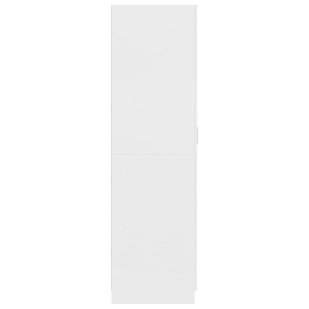 Garde-robe Blanc 80x52x180 cm Bois d’ingénierie - XIOS