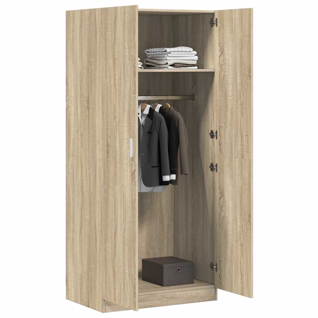 Garde-robe Chêne sonoma 80x52x180 cm Bois d’ingénierie - XIOS