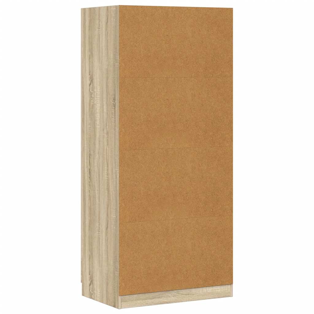 Garde-robe Chêne sonoma 80x52x180 cm Bois d’ingénierie - XIOS