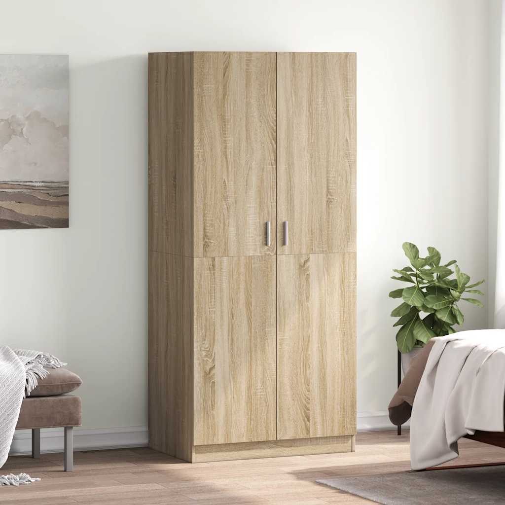 Garde-robe Chêne sonoma 80x52x180 cm Bois d’ingénierie - XIOS
