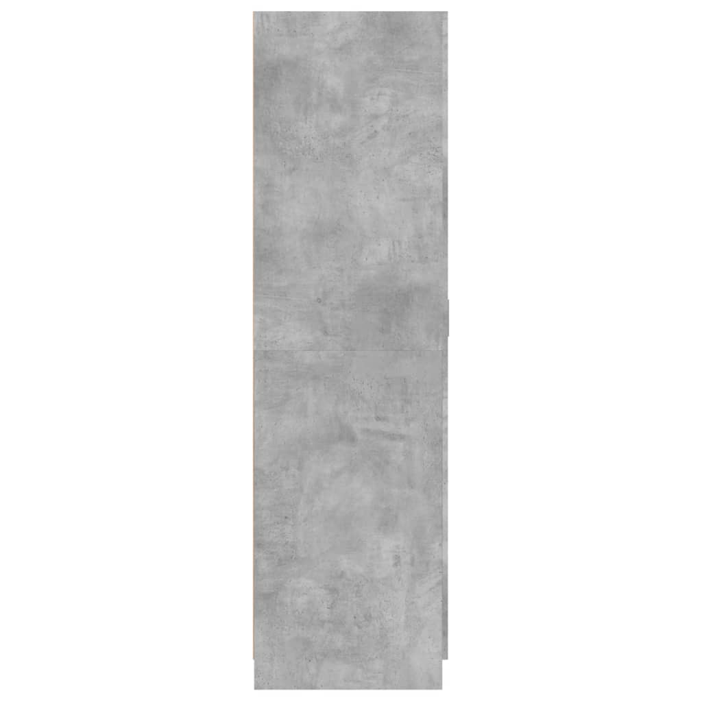 Garde-robe Gris béton 80x52x180 cm Bois d’ingénierie - XIOS