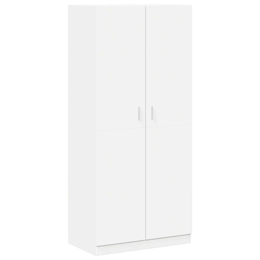 Garde-robe Blanc 90x52x200 cm Bois d’ingénierie - XIOS