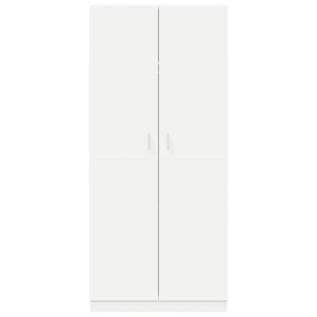 Garde-robe Blanc 90x52x200 cm Bois d’ingénierie - XIOS
