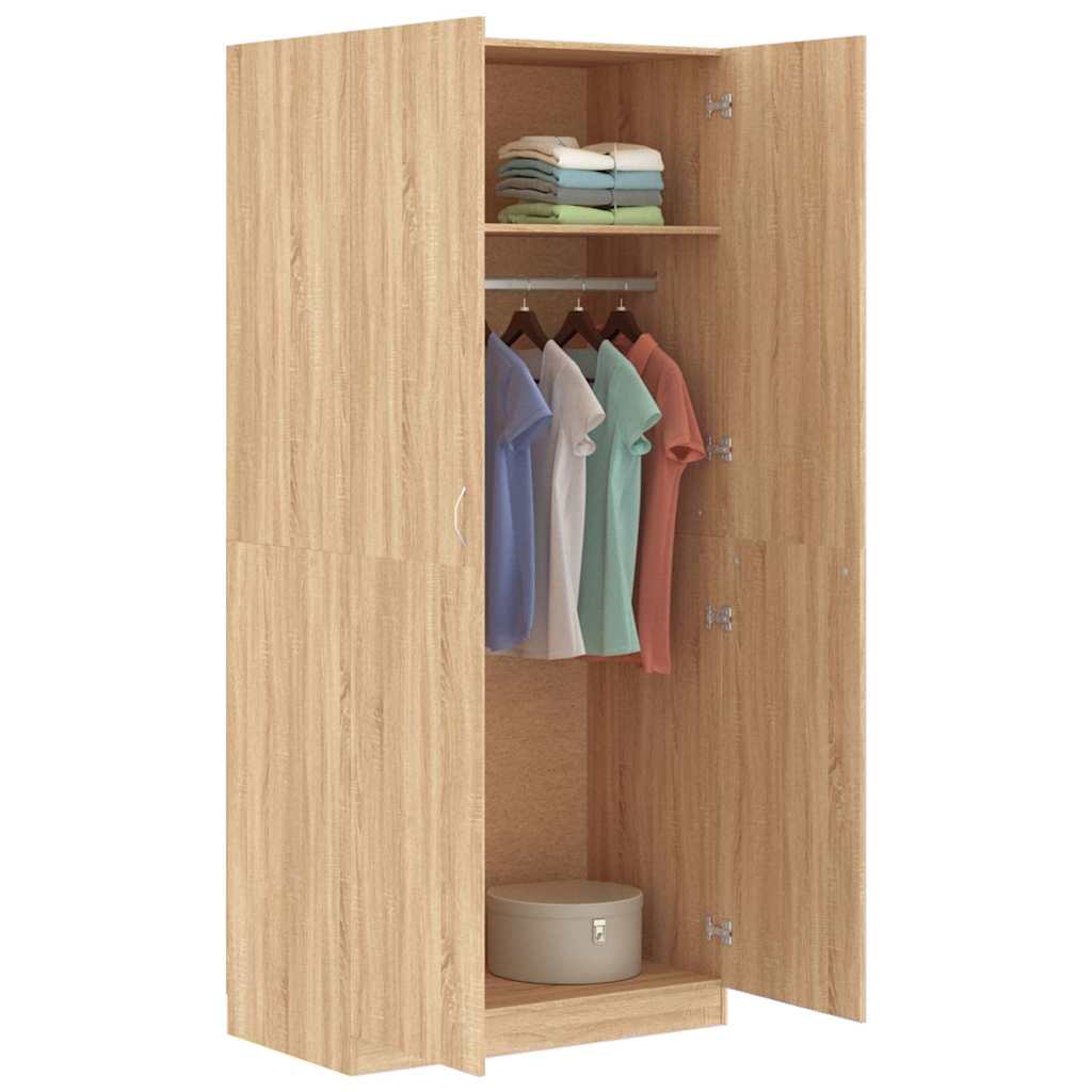 Garde-robe Chêne sonoma 90x52x200 cm Bois d’ingénierie - XIOS