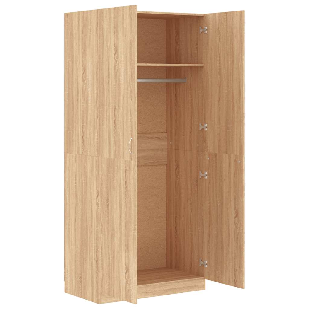 Garde-robe Chêne sonoma 90x52x200 cm Bois d’ingénierie - XIOS