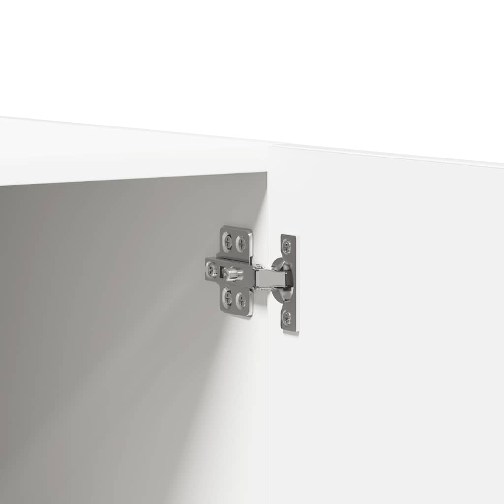 Garde-robe Blanc 80x52x180 cm Bois d’ingénierie - XIOS