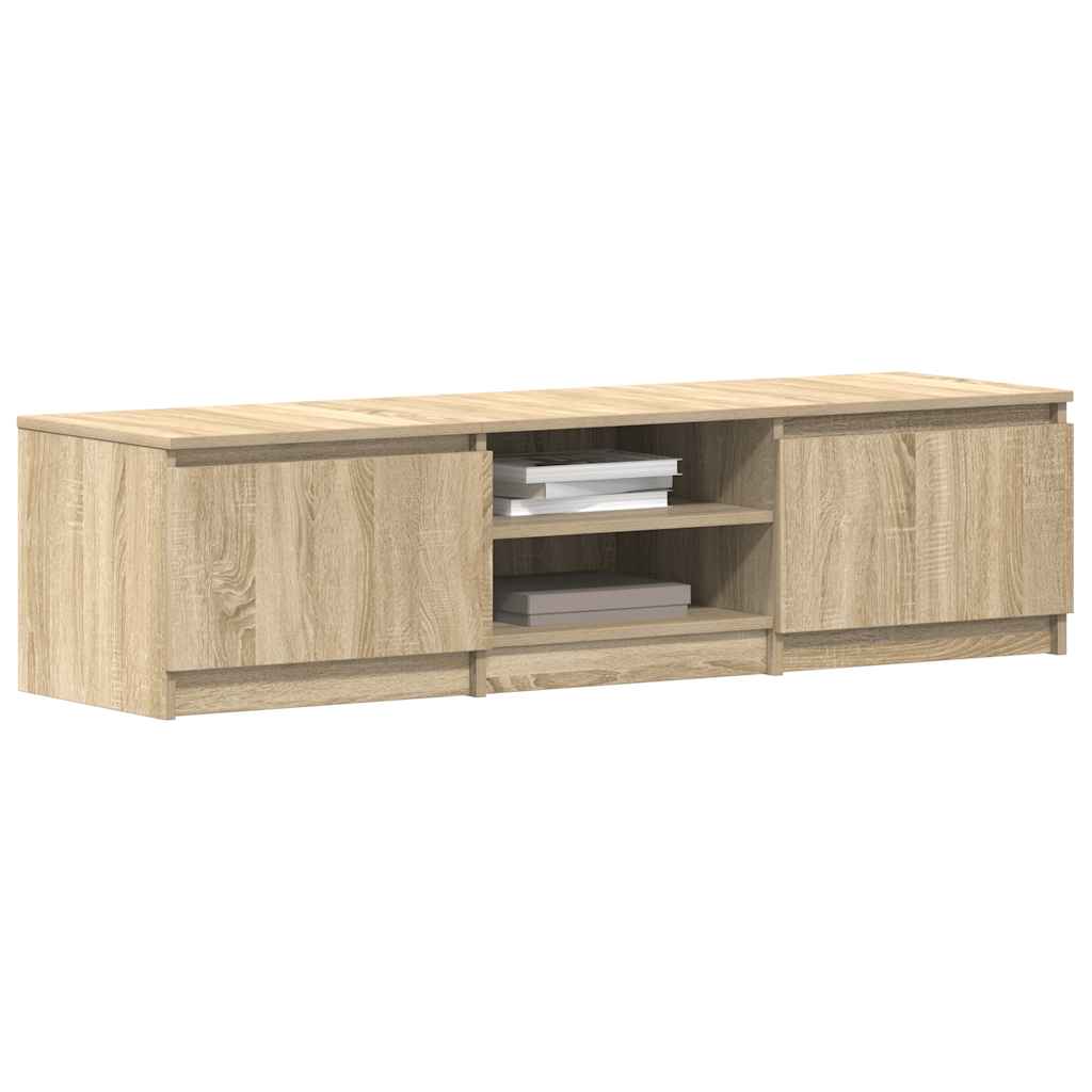 Meuble TV Chêne sonoma 140x40x35,5 cm Bois d'ingénierie - XIOS