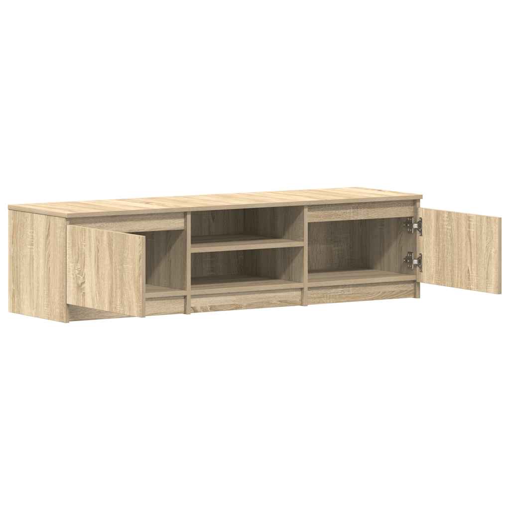 Meuble TV Chêne sonoma 140x40x35,5 cm Bois d'ingénierie - XIOS