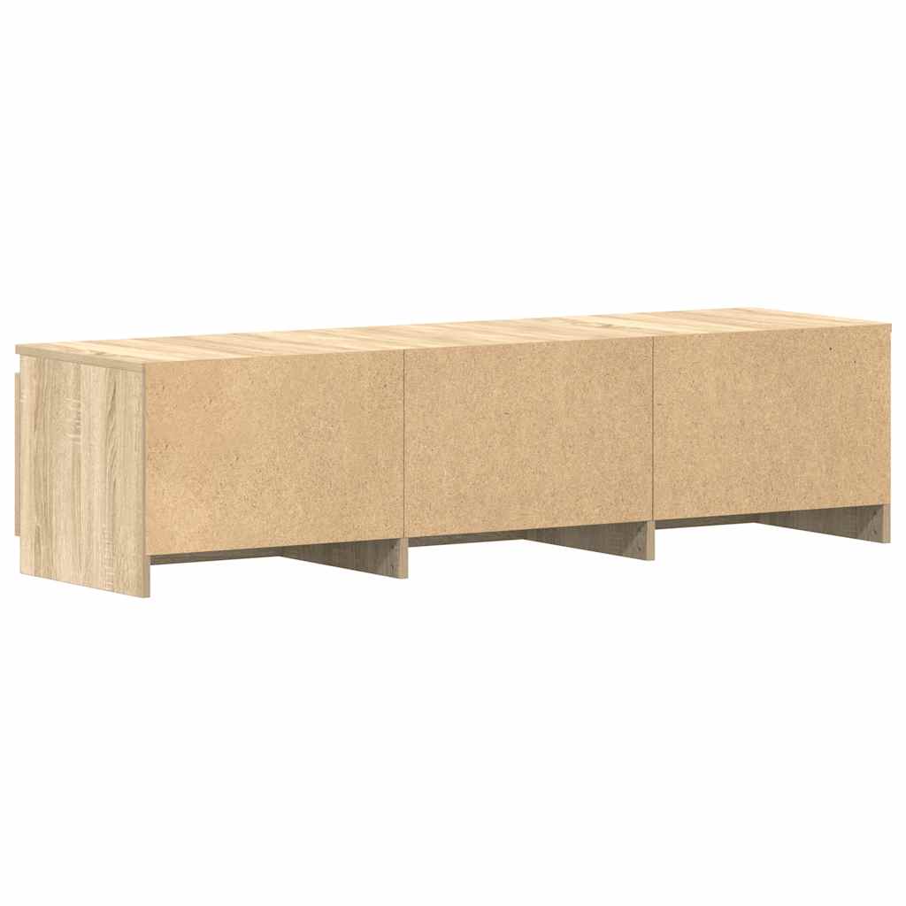 Meuble TV Chêne sonoma 140x40x35,5 cm Bois d'ingénierie - XIOS