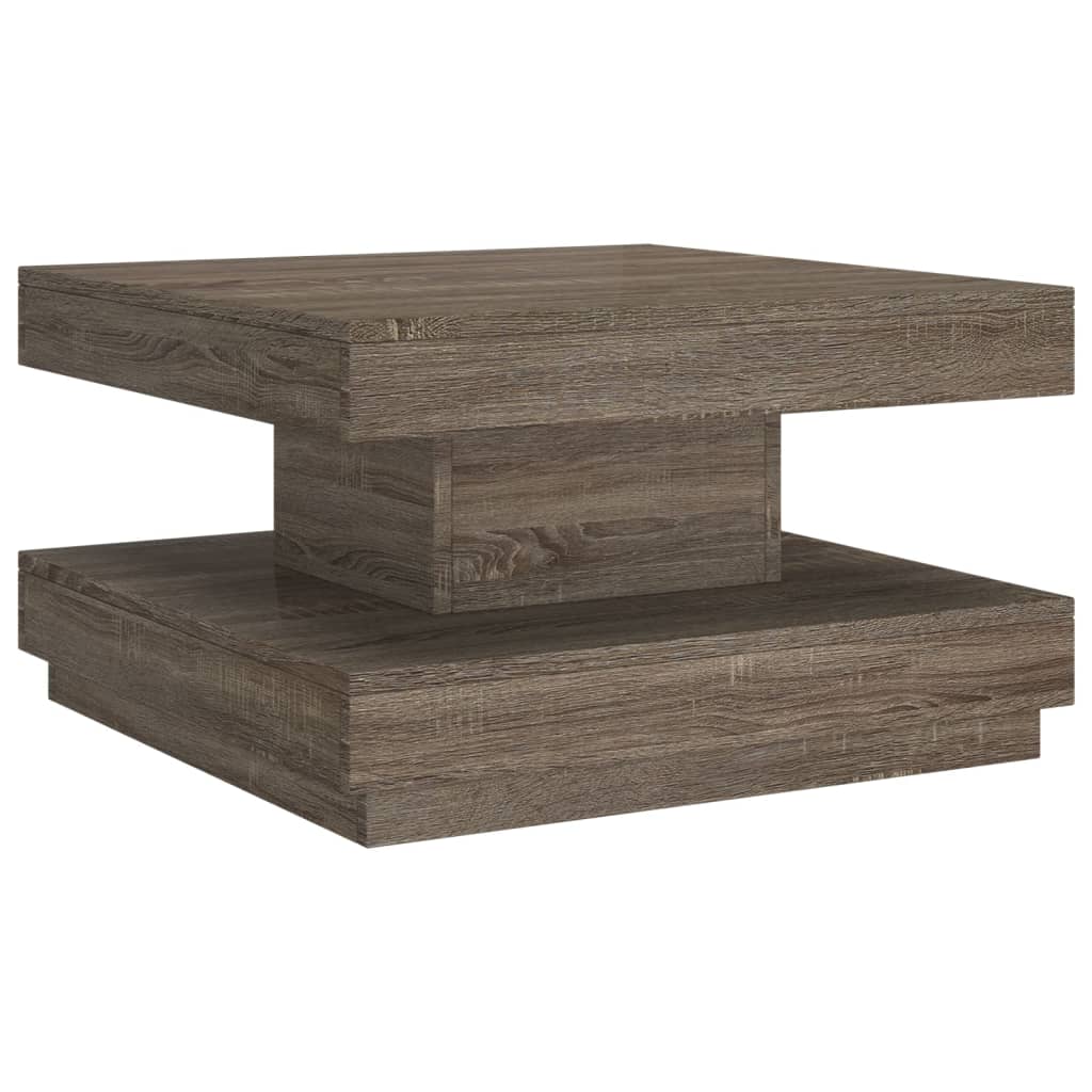Table basse Gris 60x60x35 cm MDF - XIOS