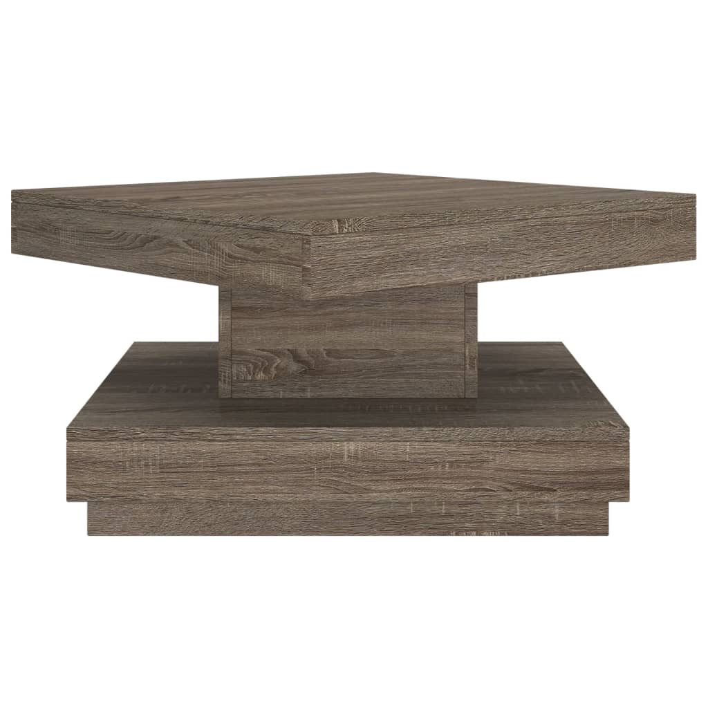 Table basse Gris 60x60x35 cm MDF - XIOS