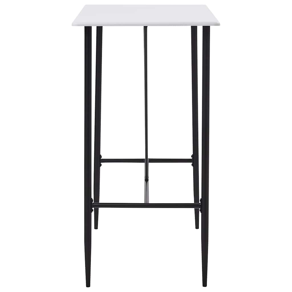 Table de bar Blanc 120x60x110 cm MDF