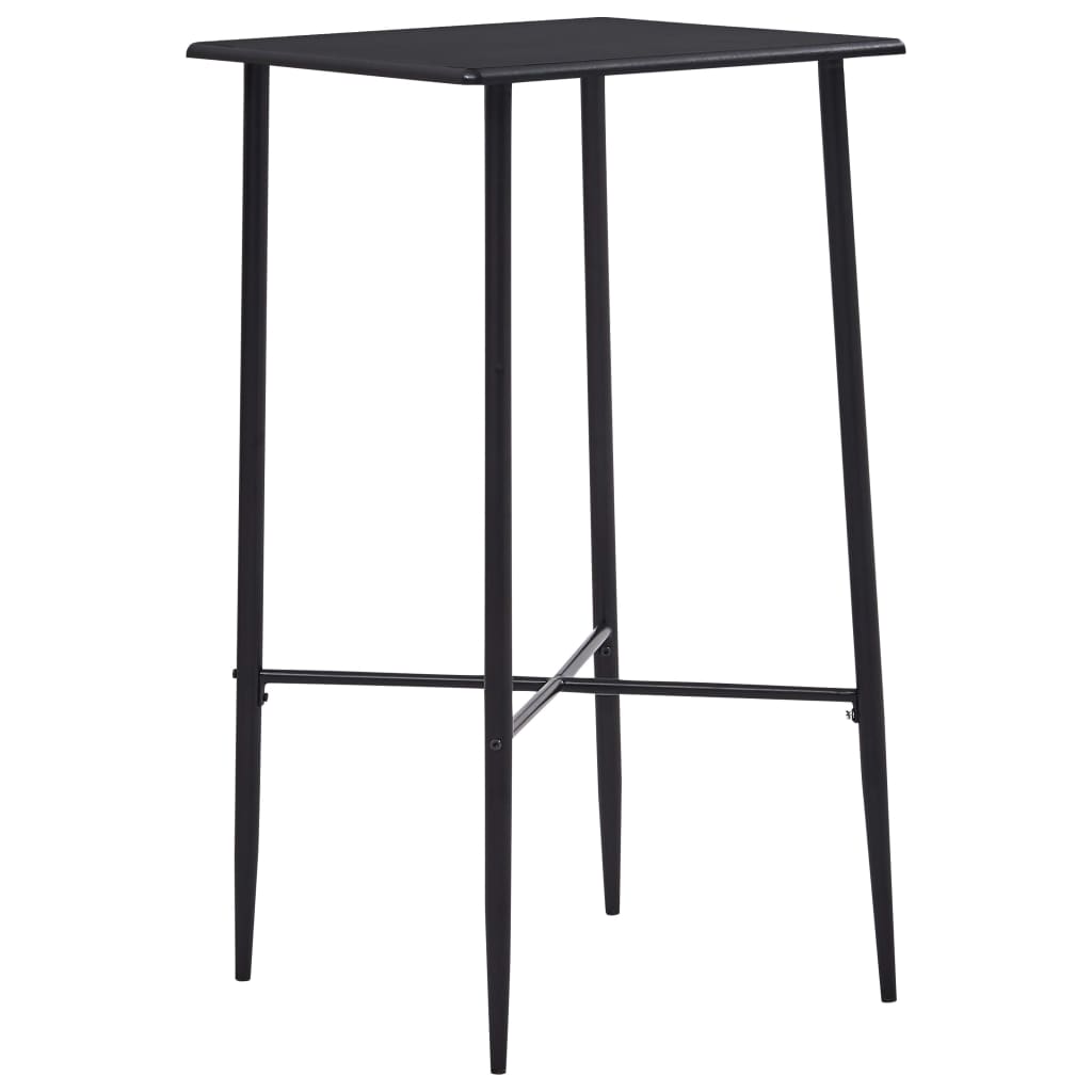 Table de bar Noir 60x60x111 cm MDF - XIOS