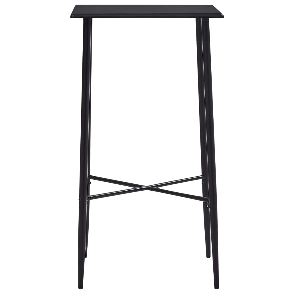 Table de bar Noir 60x60x111 cm MDF - XIOS