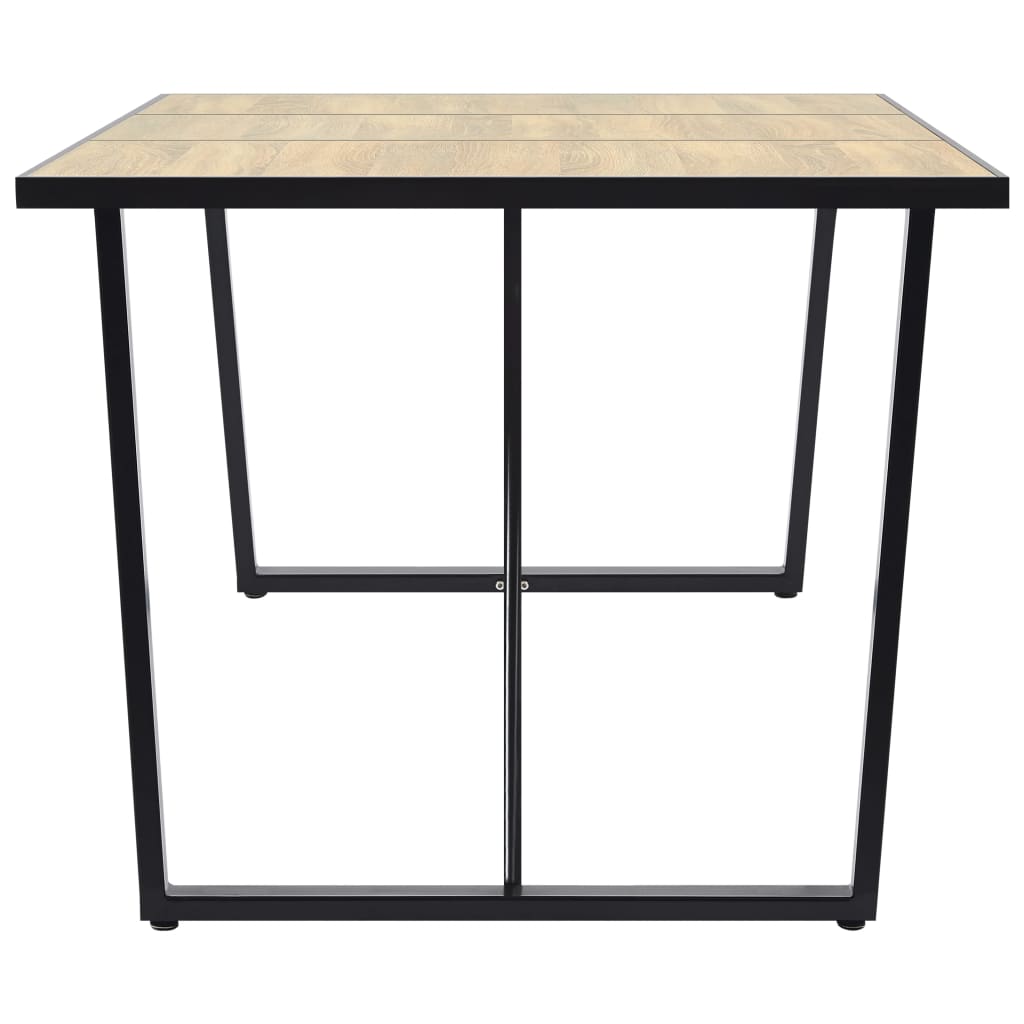 Table de salle à manger Chêne 200x100x75 cm MDF