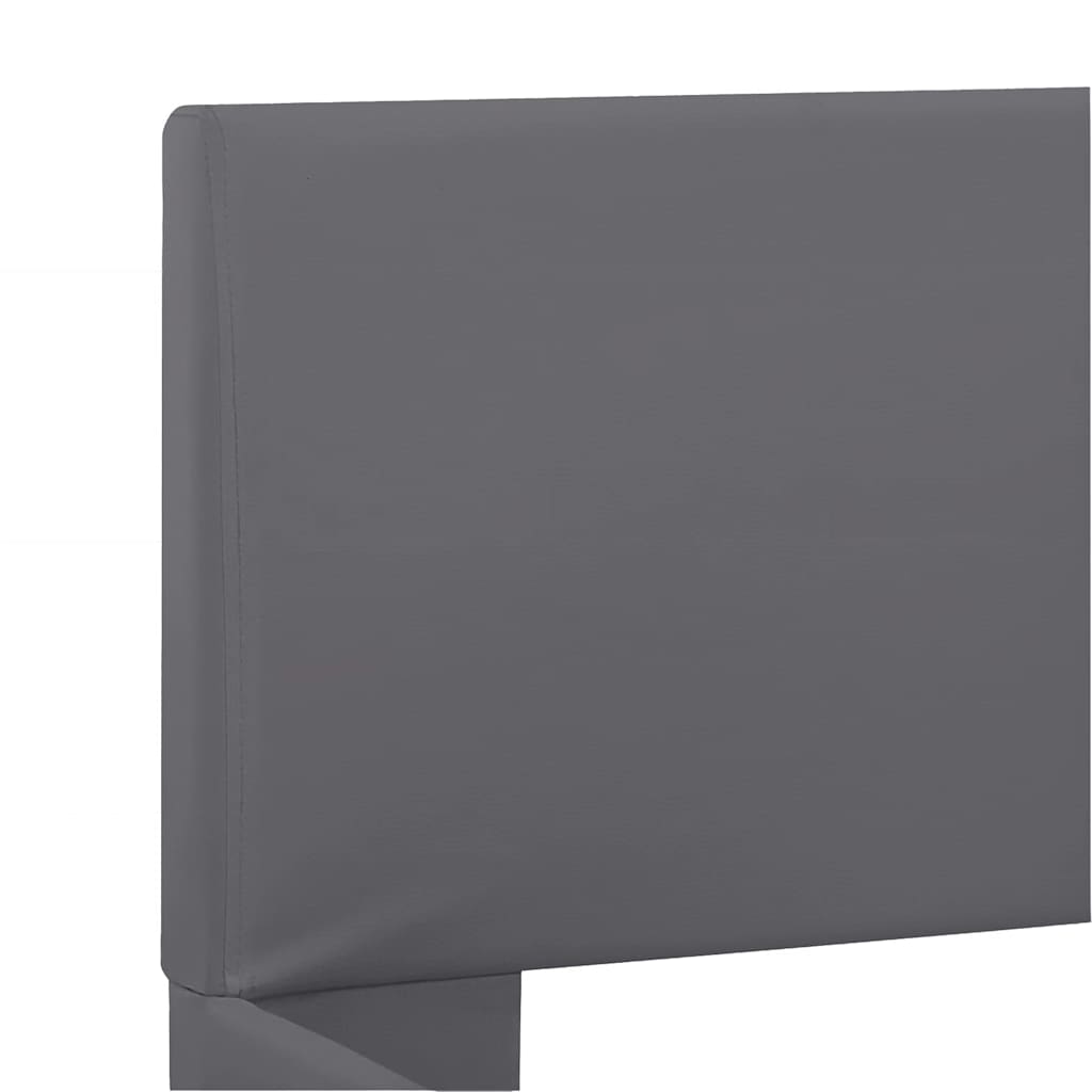 Cadre de lit avec LED sans matelas Gris Similicuir 180x200 cm - XIOS