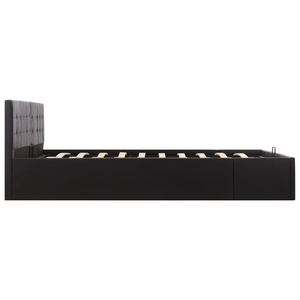 Cadre de lit avec rangement hydraulique Similicuir 180x200 cm - XIOS