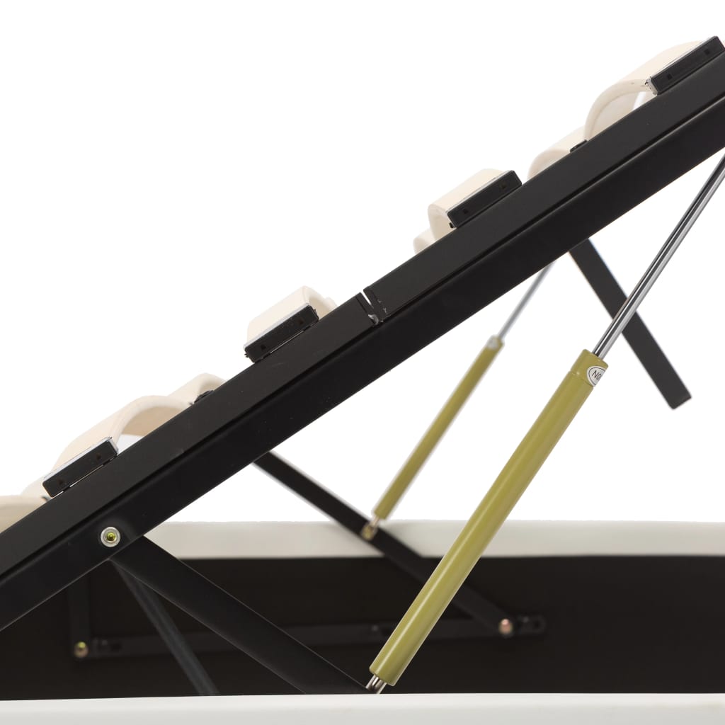 Cadre de lit avec rangement hydraulique Similicuir 160x200 cm - XIOS