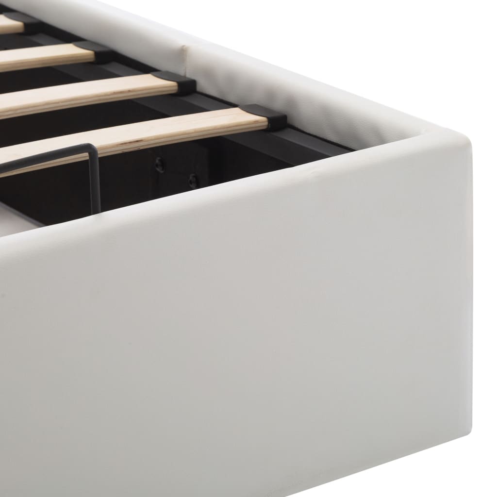 Cadre de lit avec rangement hydraulique Similicuir 160x200 cm - XIOS