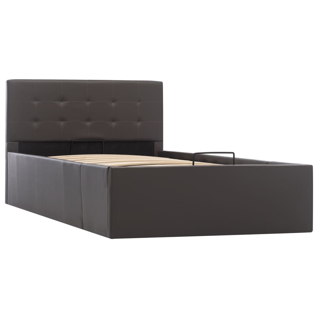 Cadre de lit à rangement hydraulique sans matelas 100x200 cm - XIOS