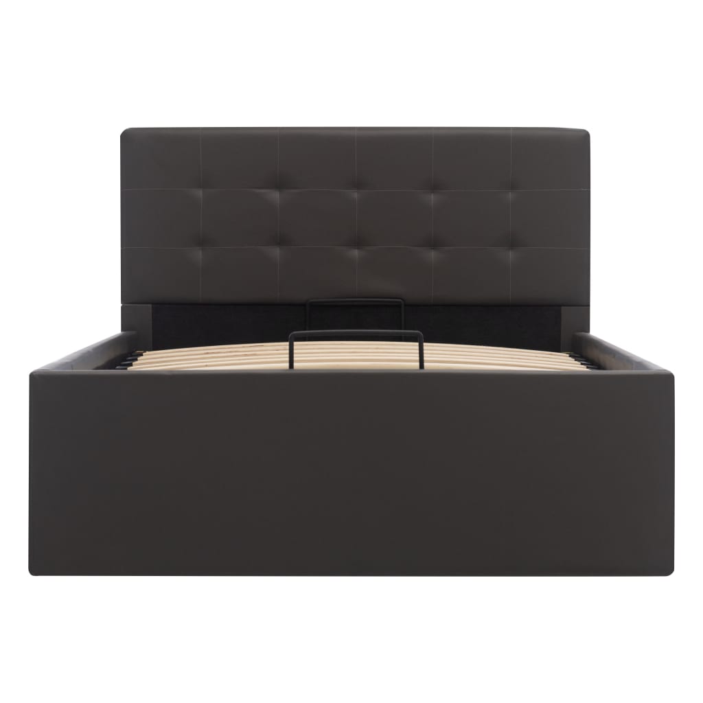 Cadre de lit à rangement hydraulique sans matelas 100x200 cm - XIOS