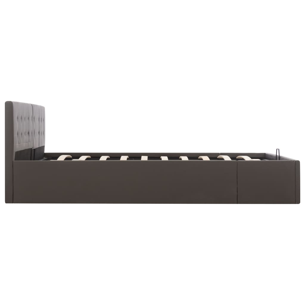 Cadre de lit avec rangement hydraulique Similicuir 180x200 cm - XIOS