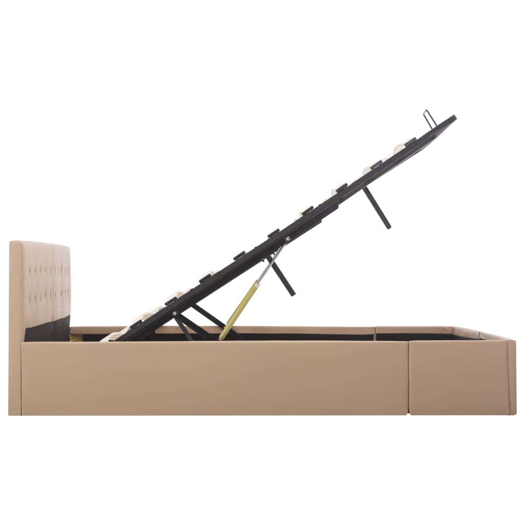 Cadre de lit avec rangement hydraulique Similicuir 160x200 cm - XIOS