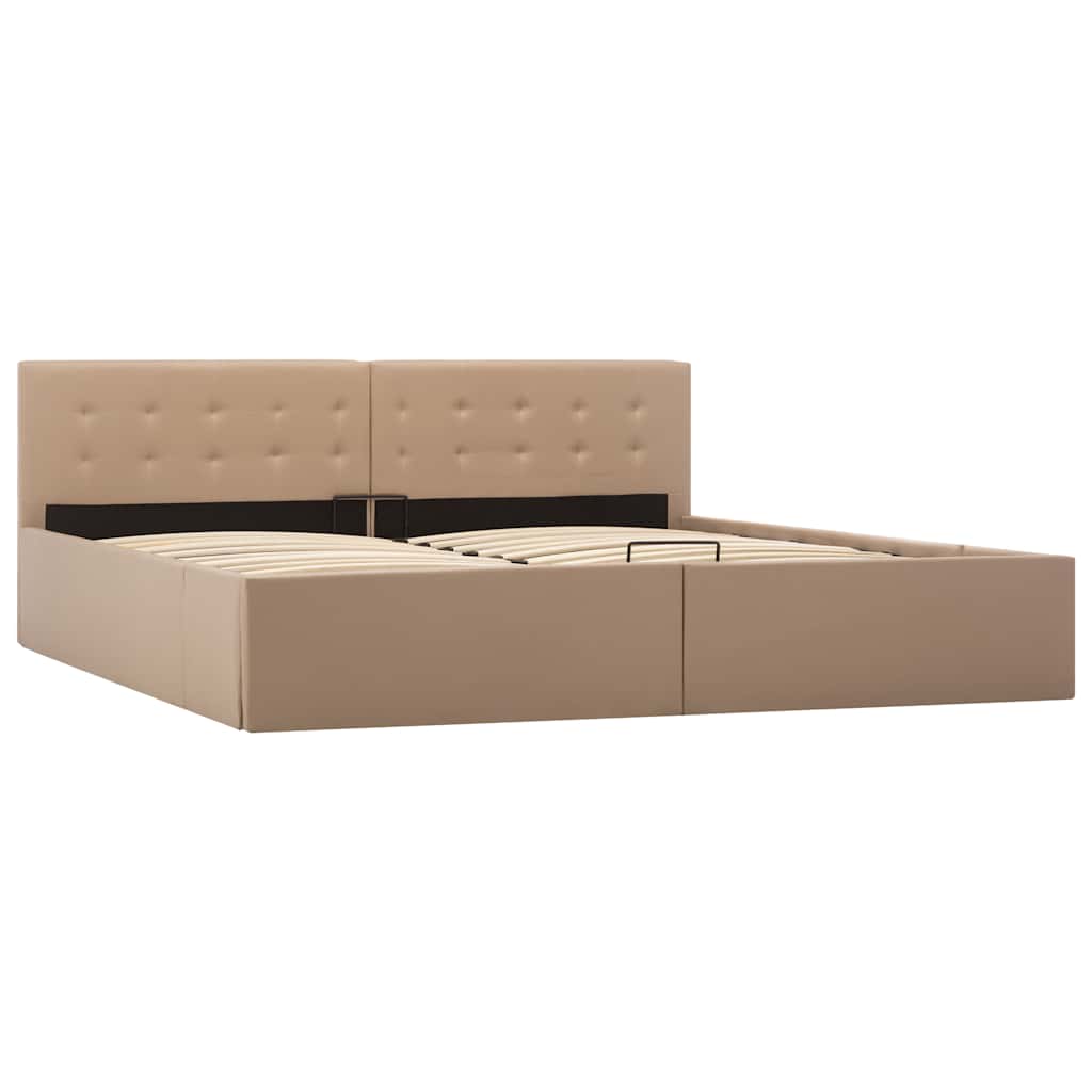 Cadre de lit avec rangement hydraulique Similicuir 180x200 cm - XIOS